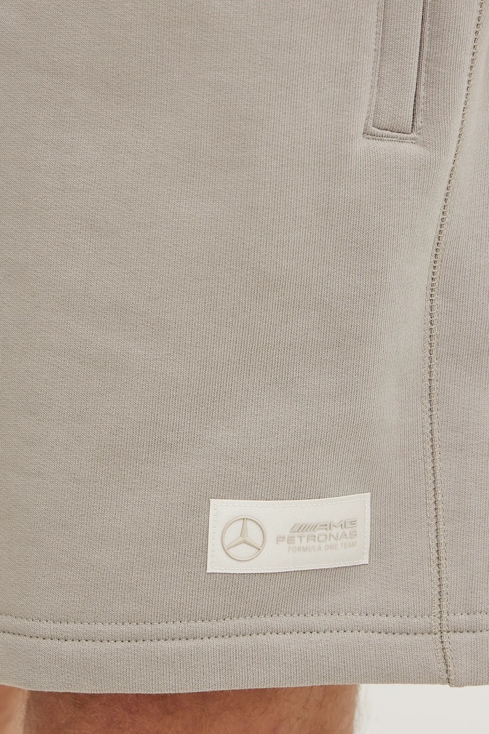 Bavlněné šortky adidas x Mercedes béžová JW3086
