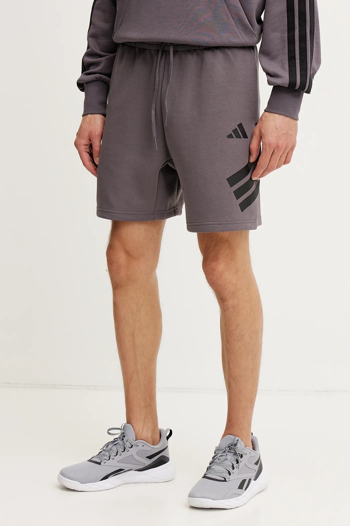 adidas szorty Future Icons dzianina fioletowy JD4881