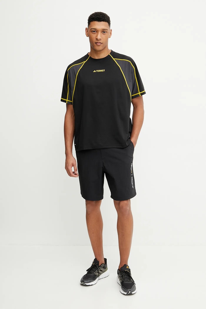 Sportovní šortky adidas TERREX x National Geographic JD5845 černá SS25