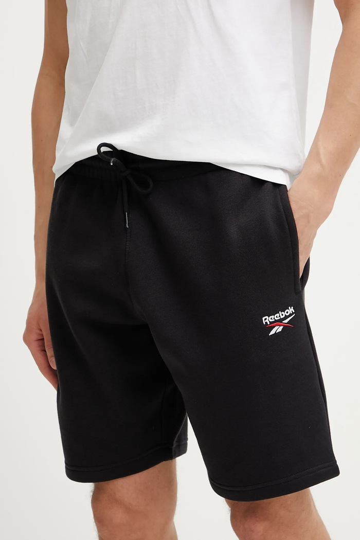 Kratke hlače Reebok Classic bez uzorka crna 100221831