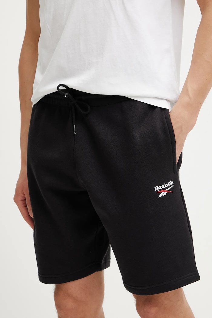 Kratke hlače Reebok Classic bez uzorka crna 100221831