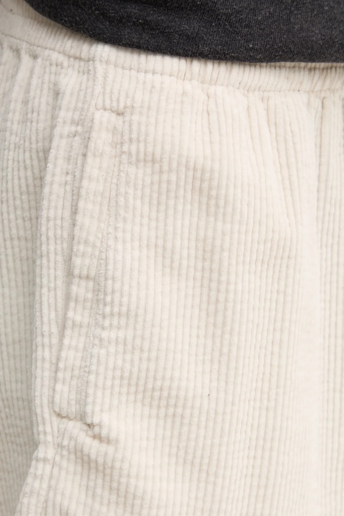 American Vintage pantaloni scurti din velur bej MPADO09BE25