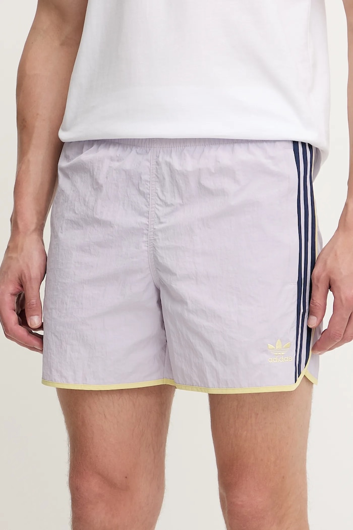 adidas Originals szorty Sprinter shorts tkanina fioletowy JP1273