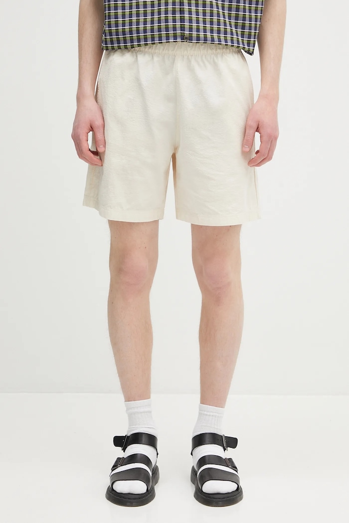 Βαμβακερό σορτσάκι adidas Originals Essential βαμβάκι μπεζ JD2461