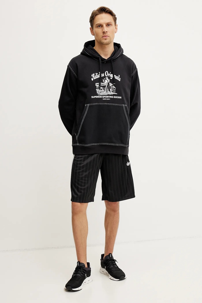 Kraťasy adidas Originals Poly Short JC6245 černá SS25
