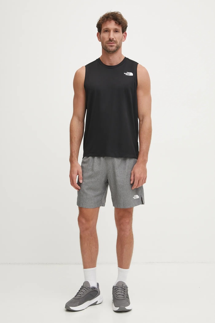 Športové krátke nohavice The North Face 24/7 NF0A3O1B4HJ1 sivá SS25