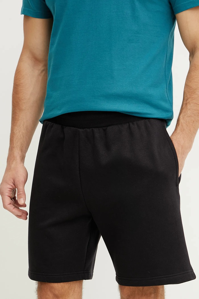 Kratke hlače The North Face Easy Regular pletivo crna NF0A8C2SJK31