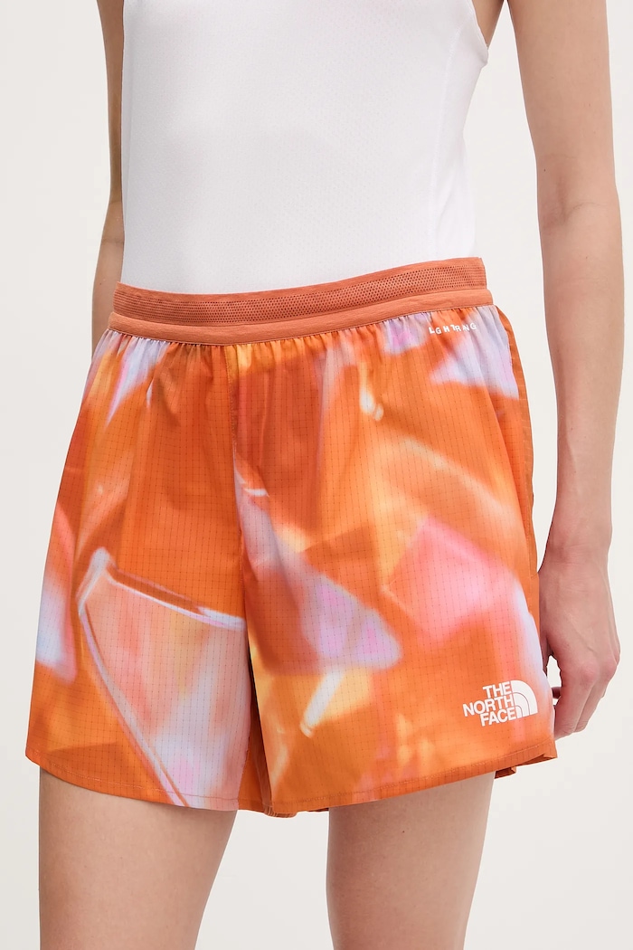 The North Face sport rövidnadrág Sunriser 7in mintás narancssárga NF0A8BBT63K1