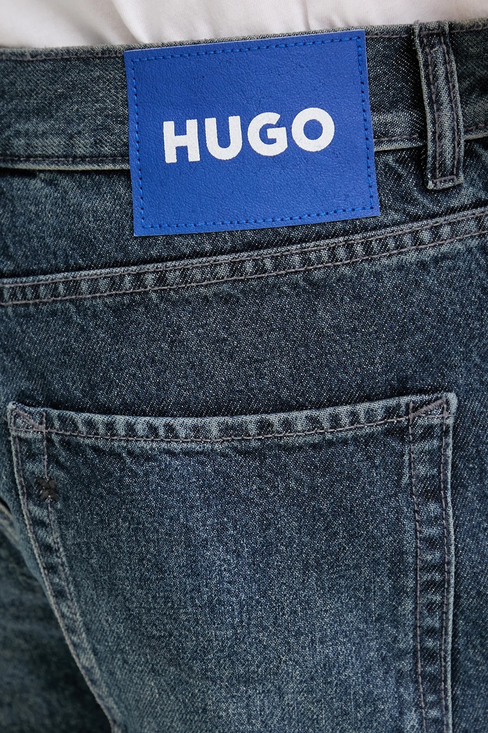 Hugo Blue szorty jeansowe granatowy 50534641