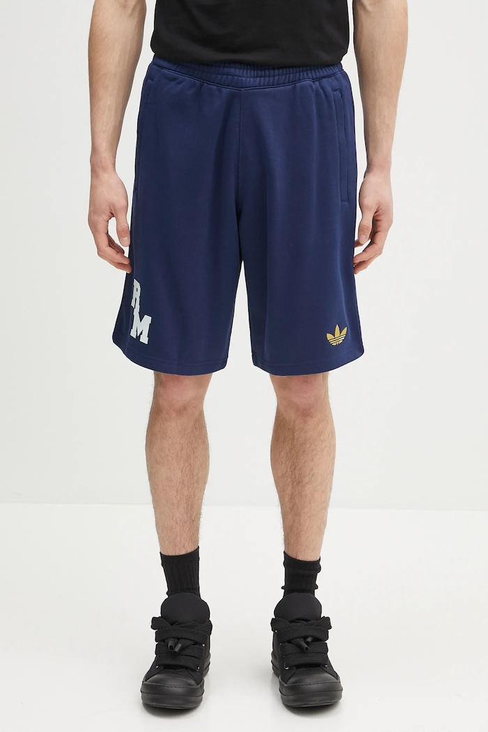 adidas Performance pantaloni scurți REAL MADRID VRCT Shorts tricotaj albastru JF2588