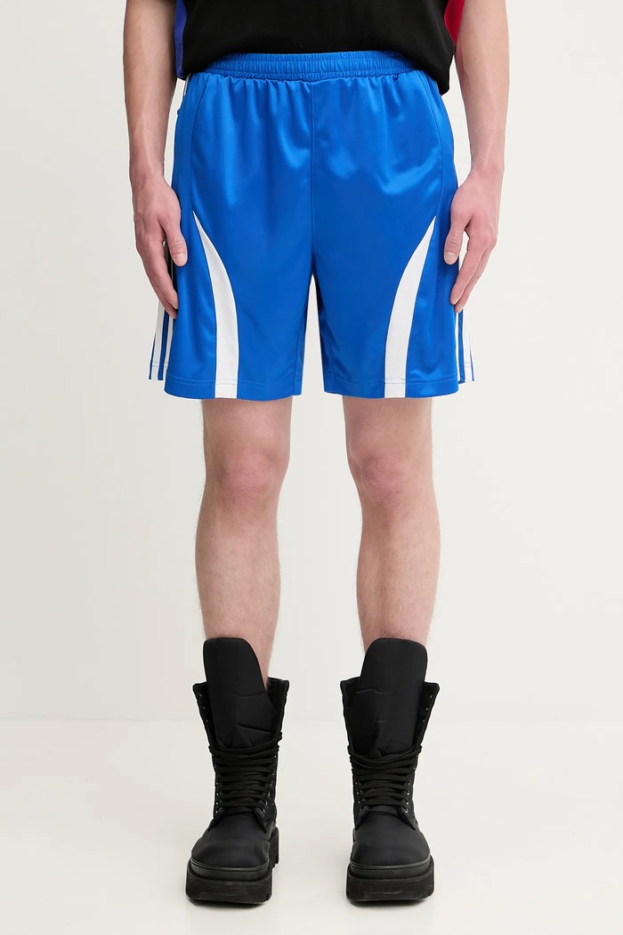 adidas Originals pantaloncini Teamgeist Shorts tessuto blu JP1123