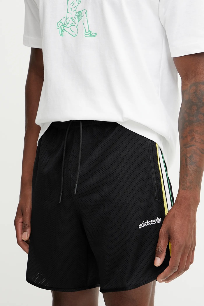 Šortky adidas Originals Sprinter Shorts pletenina čierna JC8386