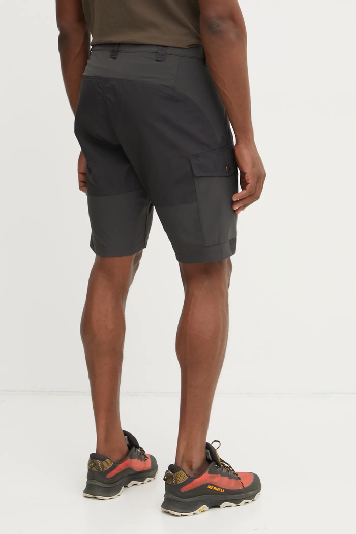 Îmbrăcăminte Fjallraven pantaloni scurți de trekking bărbați Abisko F82833 gri