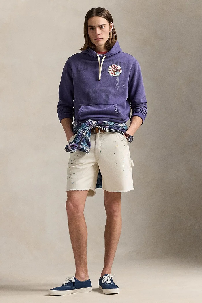Bavlnené šortky Polo Ralph Lauren Flat Front bavlna biela 710963172