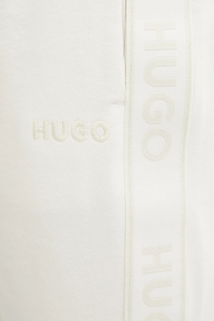 HUGO pamut rövidnadrág bézs 50540936