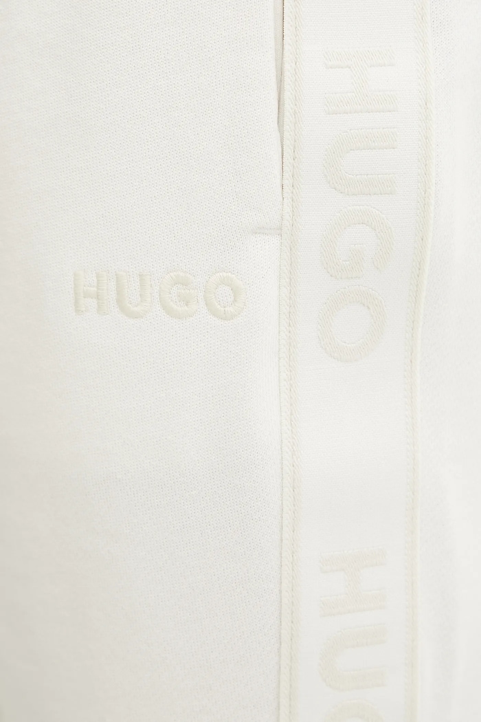 HUGO pamut rövidnadrág bézs 50540936