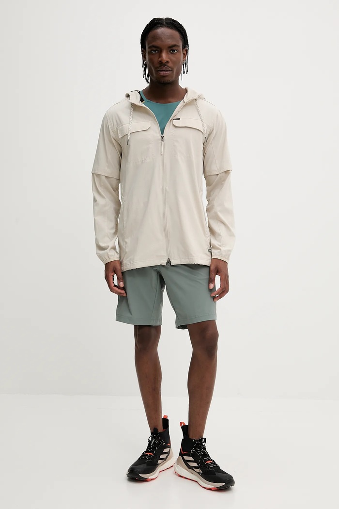 Helly Hansen szorty outdoorowe HP Sirocco 34158 zielony SS25