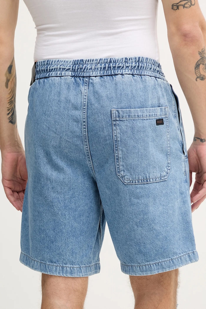 Odzież BOSS Orange szorty jeansowe 50537804 niebieski