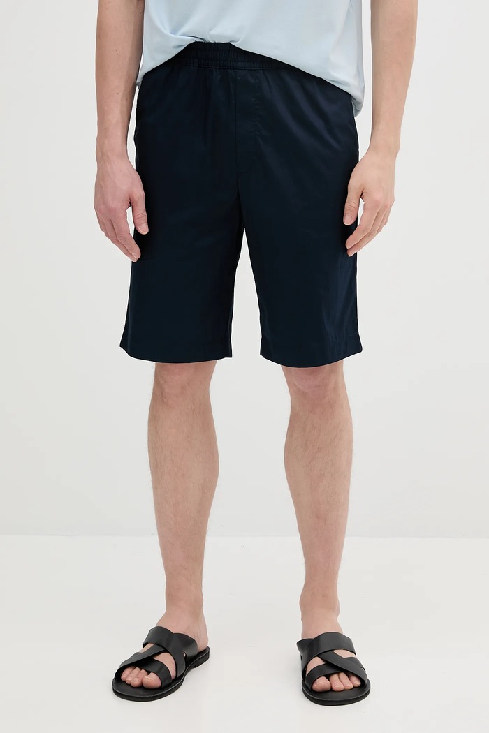 Kratke hlače Calvin Klein Z elastanom mornarsko modra K10K114064