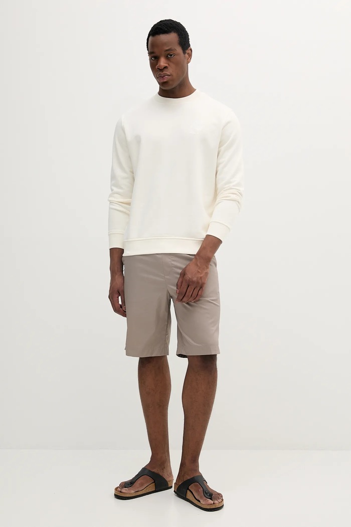 Calvin Klein szorty K10K114064 beżowy SS25