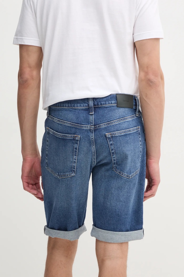 Odzież Calvin Klein szorty jeansowe K10K114075 niebieski