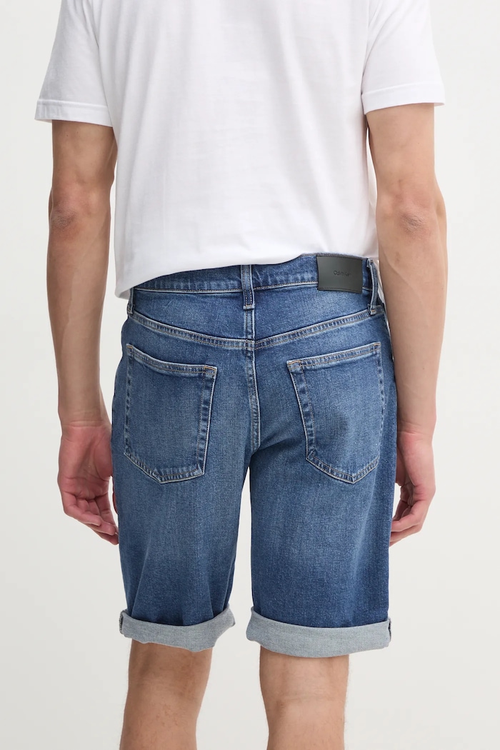 Odzież Calvin Klein szorty jeansowe K10K114075 niebieski