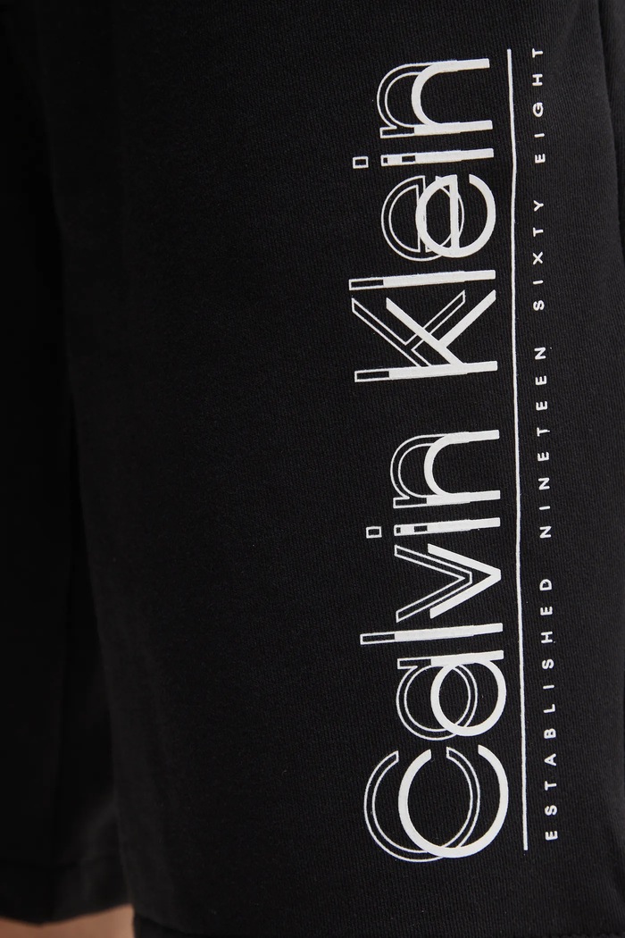 Calvin Klein szorty bawełniane czarny K10K114122