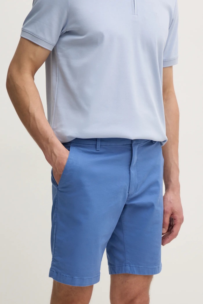 Calvin Klein szorty tkanina niebieski K10K114063