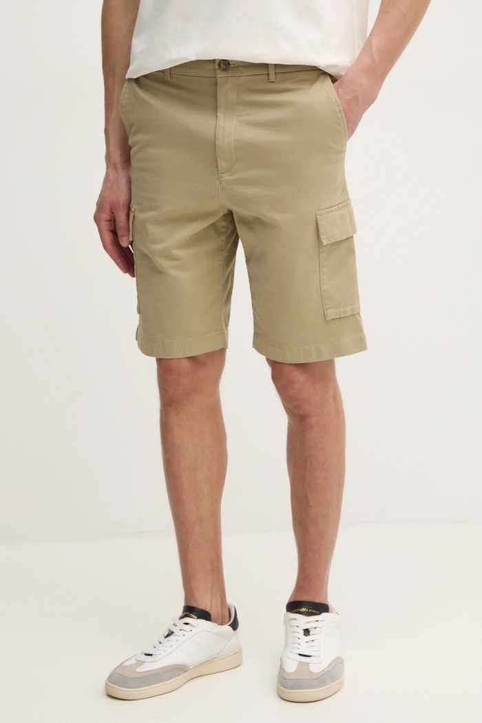 Kratke hlače Calvin Klein Z elastanom zelena K10K114067