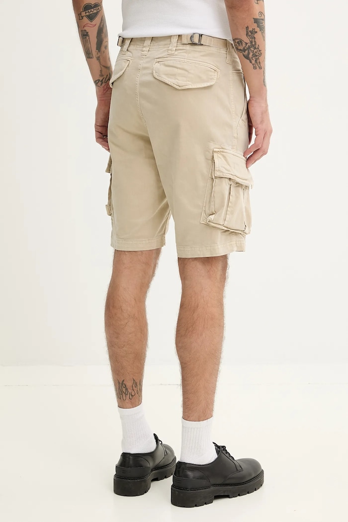 Oblečenie Šortky Superdry M7110433A.13K béžová