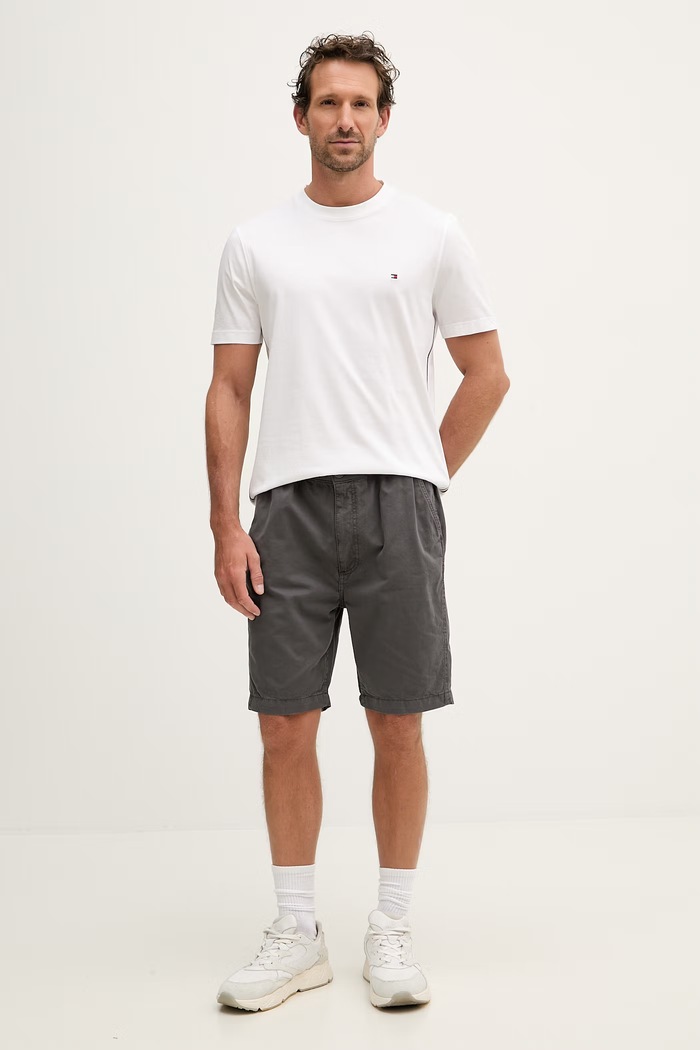 Alpha Industries Basic Cotton Shorts βαμβακερά ανδρικά 156262 γκρί SS26