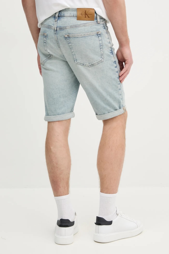Oblečenie Rifľové krátke nohavice Calvin Klein Jeans J30J327193 modrá