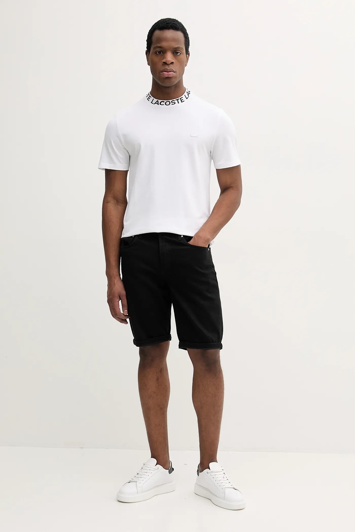 Calvin Klein Jeans farmer rövidnadrág J30J327195 fekete SS25