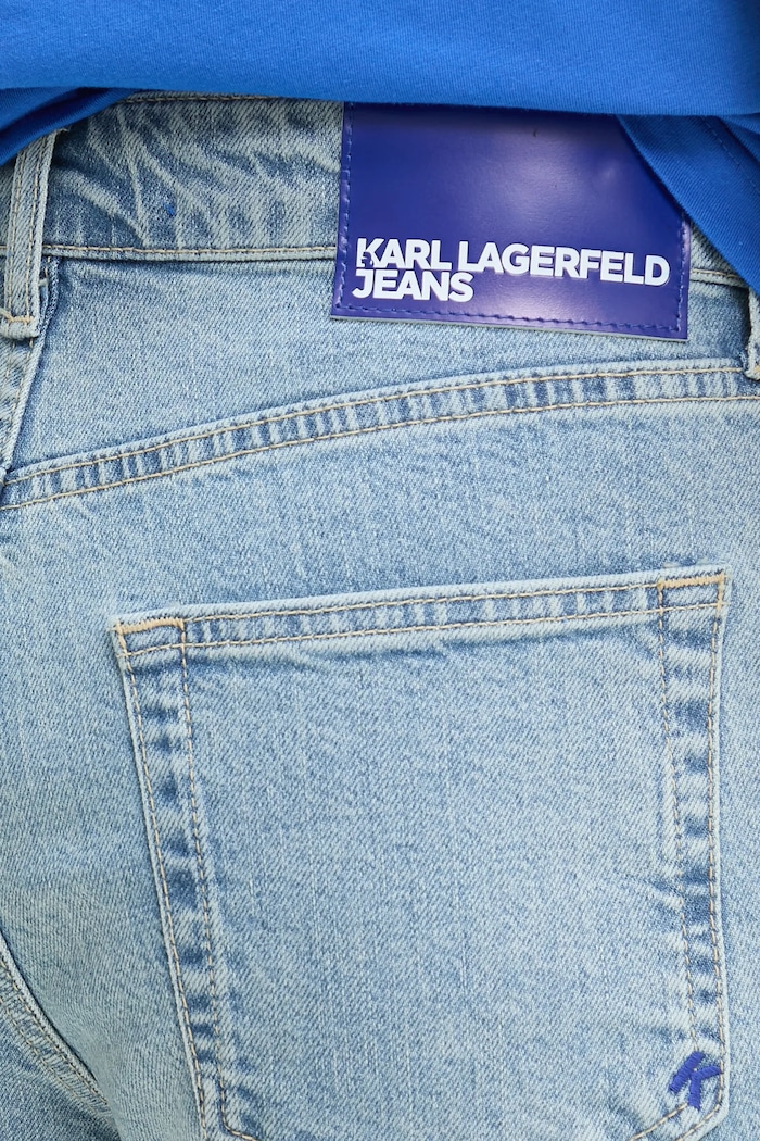 Karl Lagerfeld Jeans farmer rövidnadrág kék A2M10129