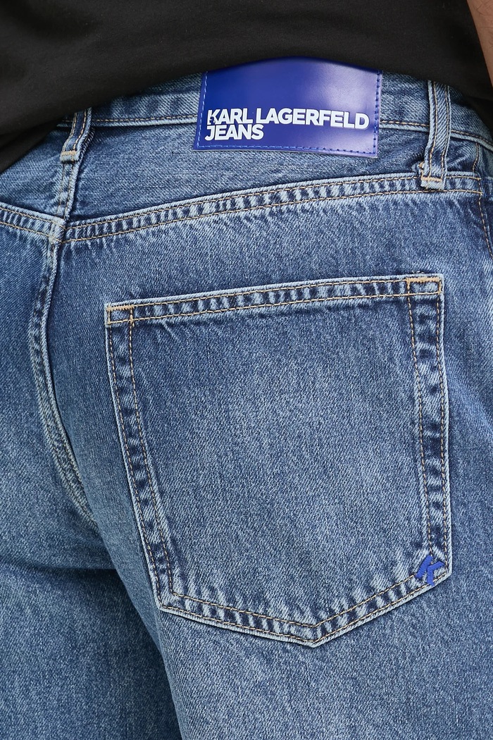 Karl Lagerfeld Jeans farmer rövidnadrág kék A2M10132