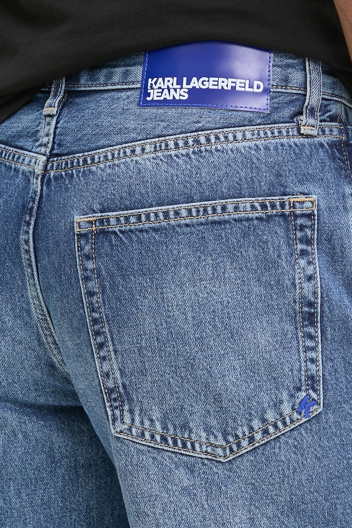 Karl Lagerfeld Jeans farmer rövidnadrág kék A2M10132