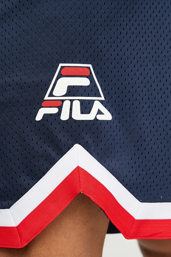Fila pantaloni scurți Lommel bleumarin FAM0920