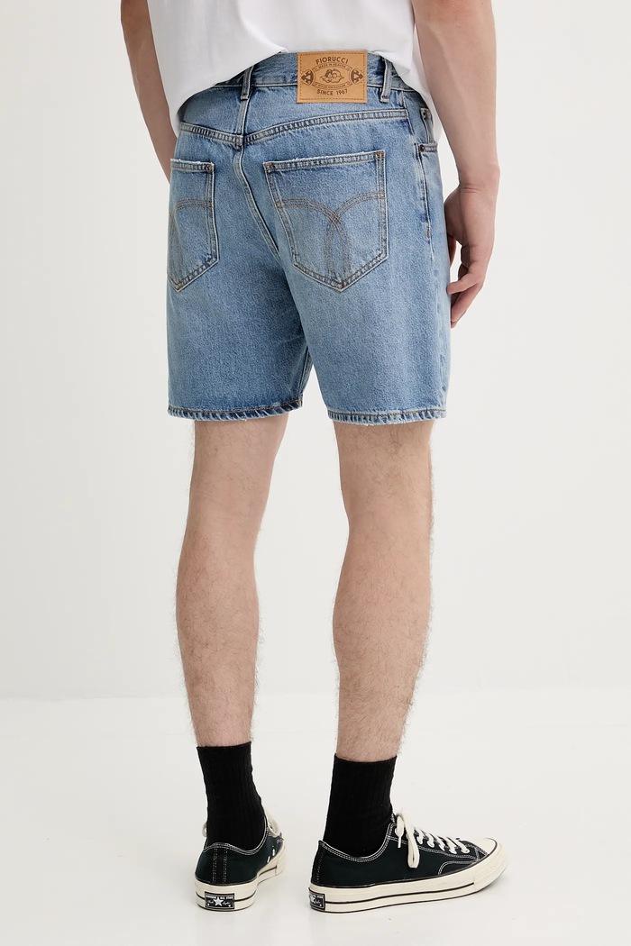 Ruházat Fiorucci farmer rövidnadrág Light Blue Bermuda Denim Shorts M02SMDSH316DN01DN01 kék