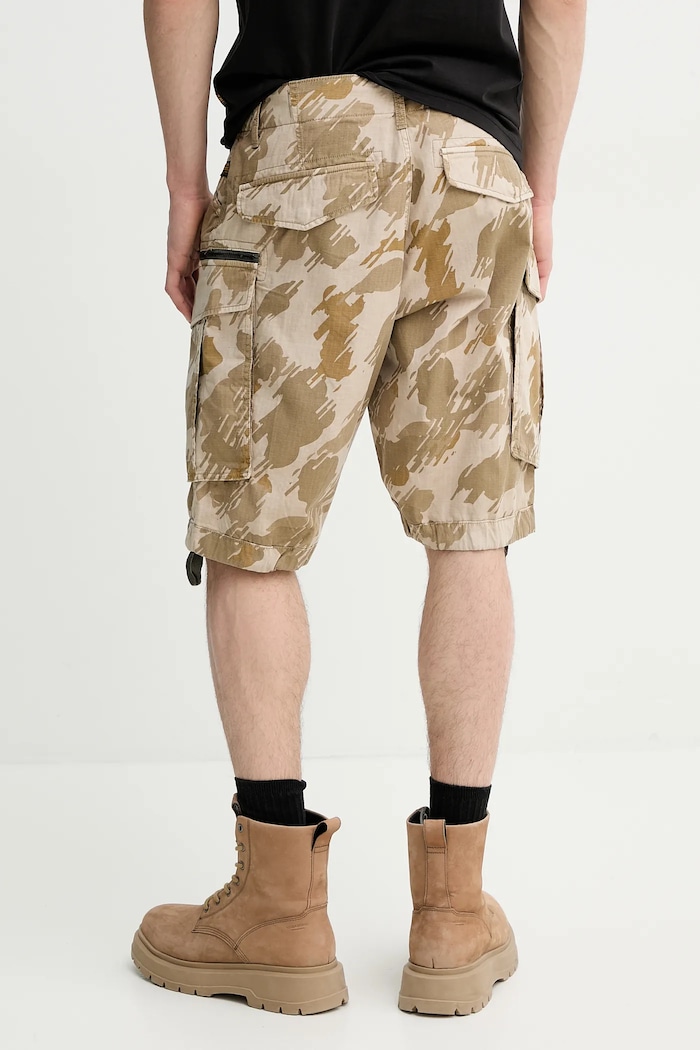 Îmbrăcăminte G-Star Pantaloni scurți din bumbac D08566.D955 bej