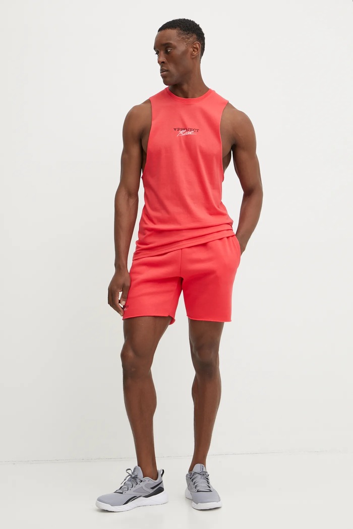 Under Armour szorty Project Rock 1389918 czerwony SS25
