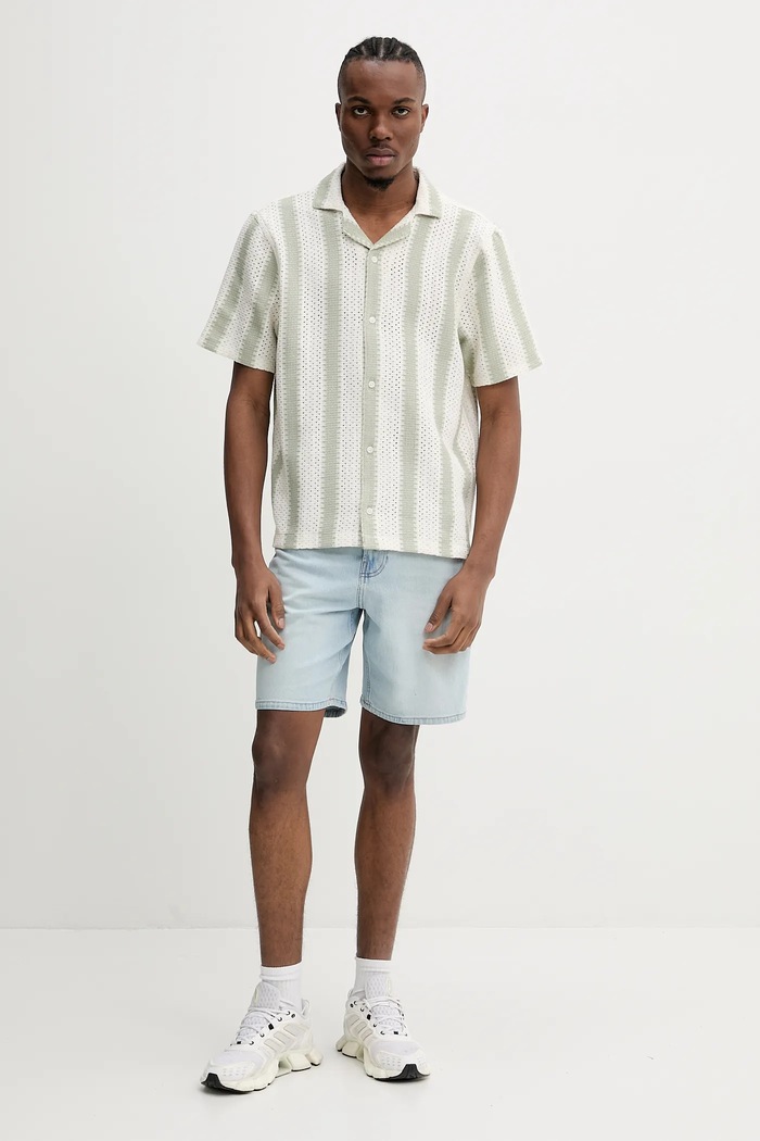 Hollister Co. szorty jeansowe KI328.5115.280 niebieski SS25
