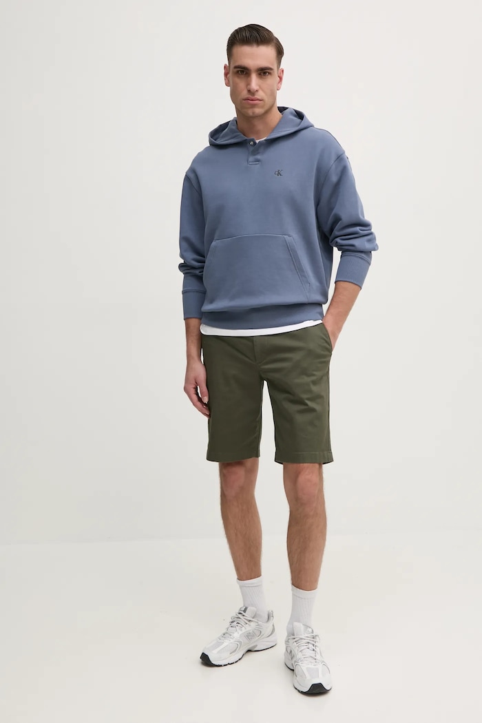 Kratke hlače Tommy Hilfiger MW0MW38848 zelena SS25