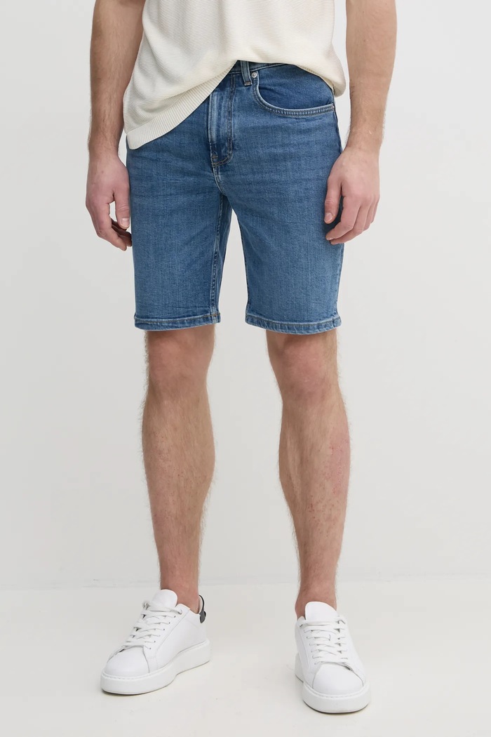 Tommy Hilfiger pantaloni scurți jeans jeans albastru MW0MW39194