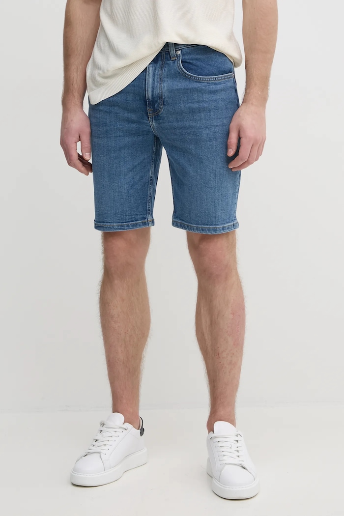 Tommy Hilfiger pantaloni scurți jeans jeans albastru MW0MW39194