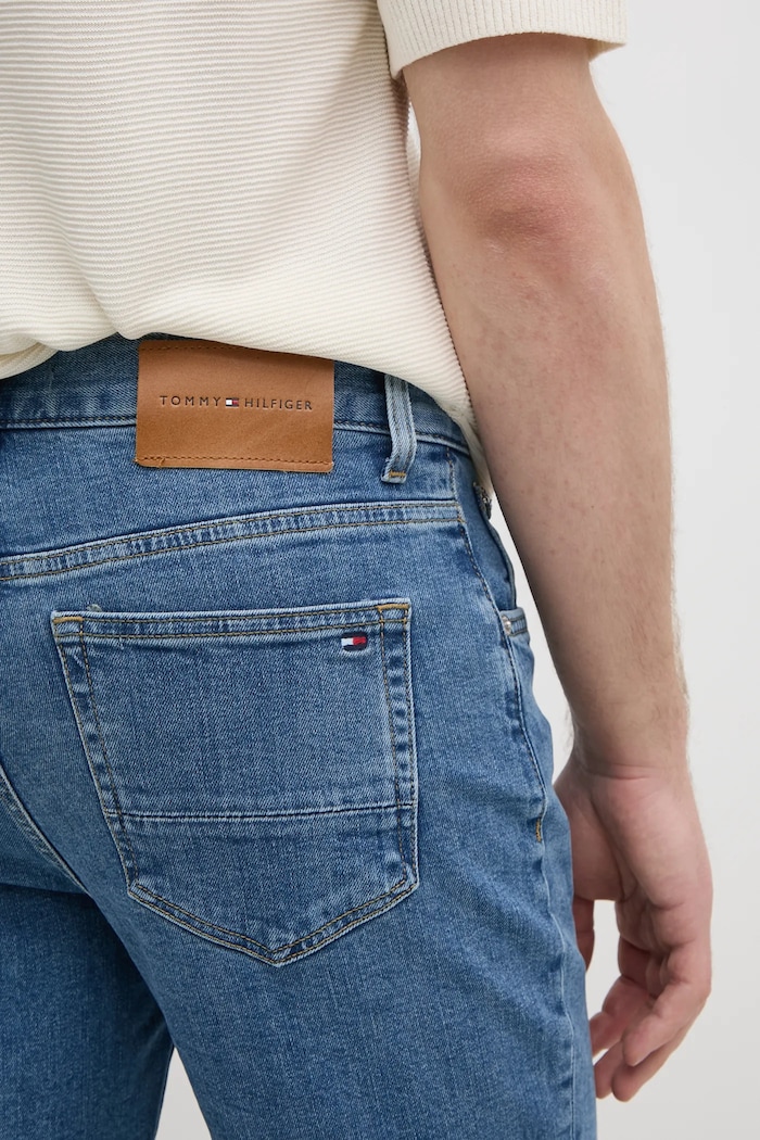Tommy Hilfiger pantaloni scurți jeans albastru MW0MW39194