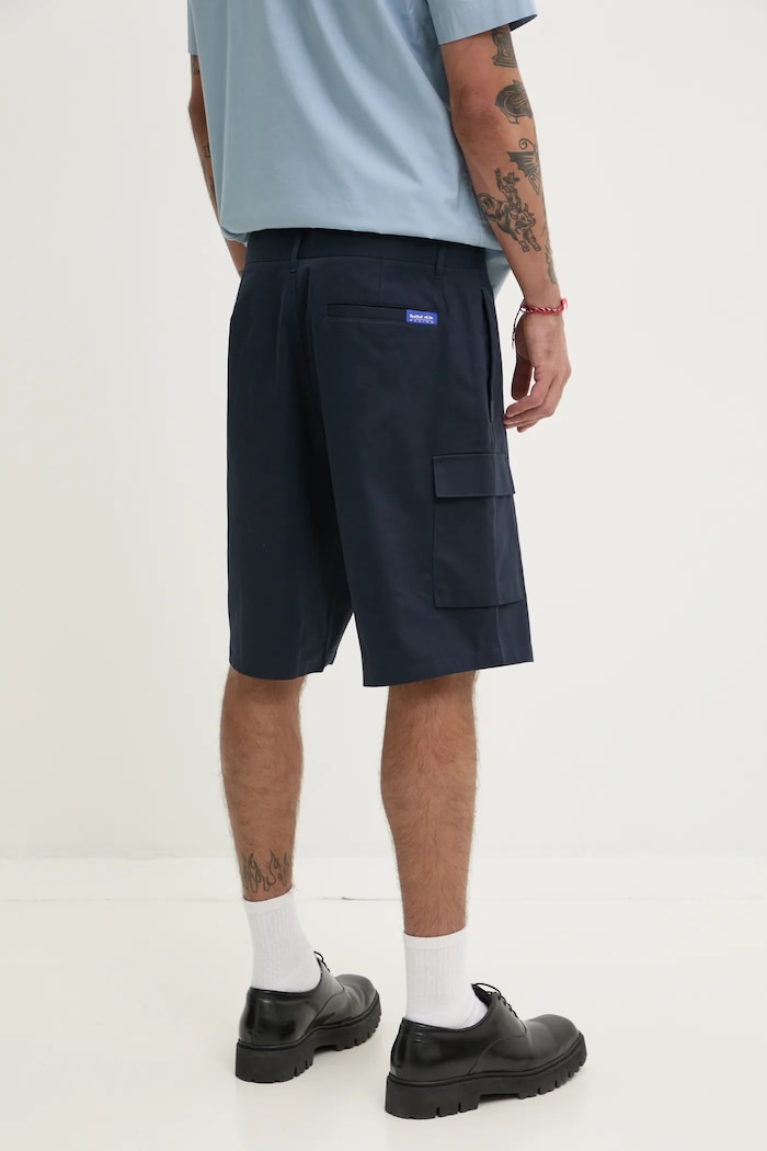 Дрехи Памучен къс панталон Red Bull Racing x Pepe Jeans CARGO SHORT RM800003 тъмносин