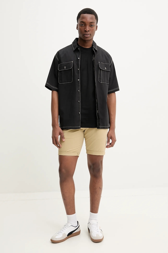 Kraťasy Tommy Jeans DM0DM21950 béžová SS25