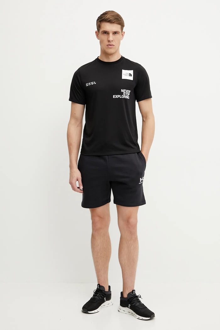 Къс панталон Under Armour Icon 1390299 черен SS25