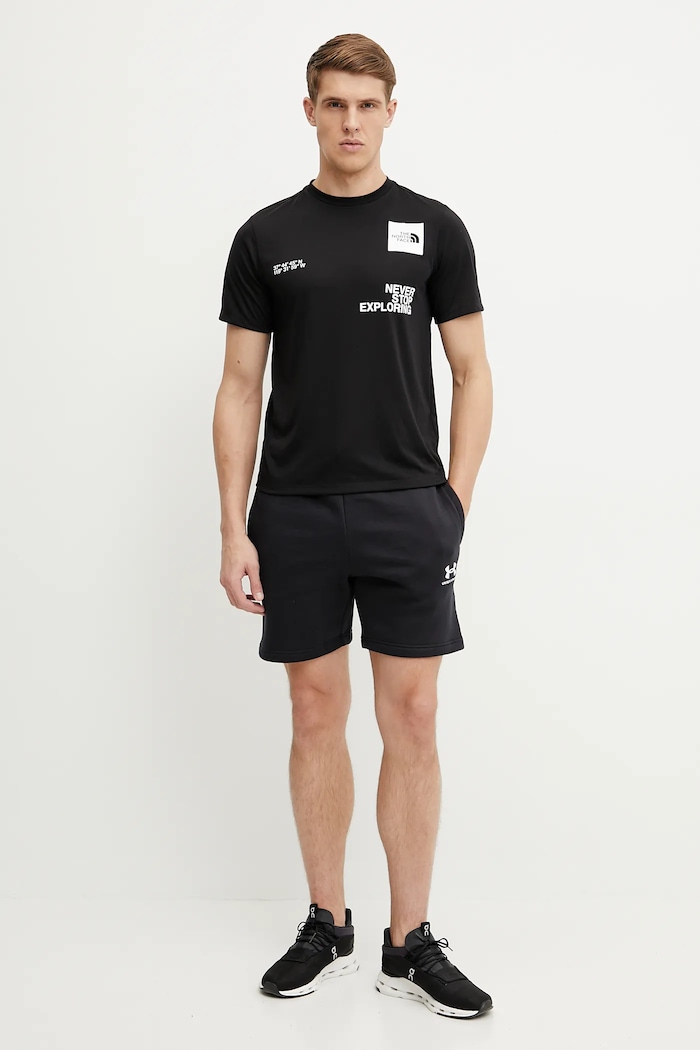 Къс панталон Under Armour Icon 1390299 черен SS25