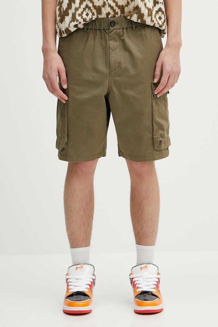Barbour Pamut rövidnadrág Barbour Westmorland Ripstop Short zöld MST0063